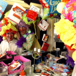 Derby Telegraph reporter Martin Naylor becomes a pantomime dame for the day