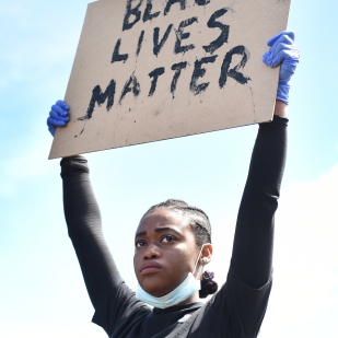 Black Lives Matter protests in Sheffield during the coronavirus pandemic
